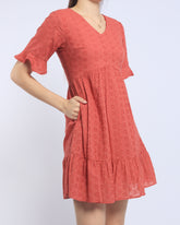 Eyelet Babydoll Dress